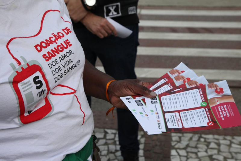 Santos realiza neste sábado (28) um novo mutirão de doação de sangue, como parte da 9ª edição da campanha “Doe amor, doe vida, doe sangue”.