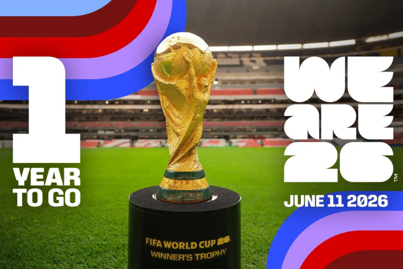 A Copa do Mundo de 2026 entrou oficialmente em sua contagem regressiva nesta quarta-feira (11), com a marca de um ano para a partida...
